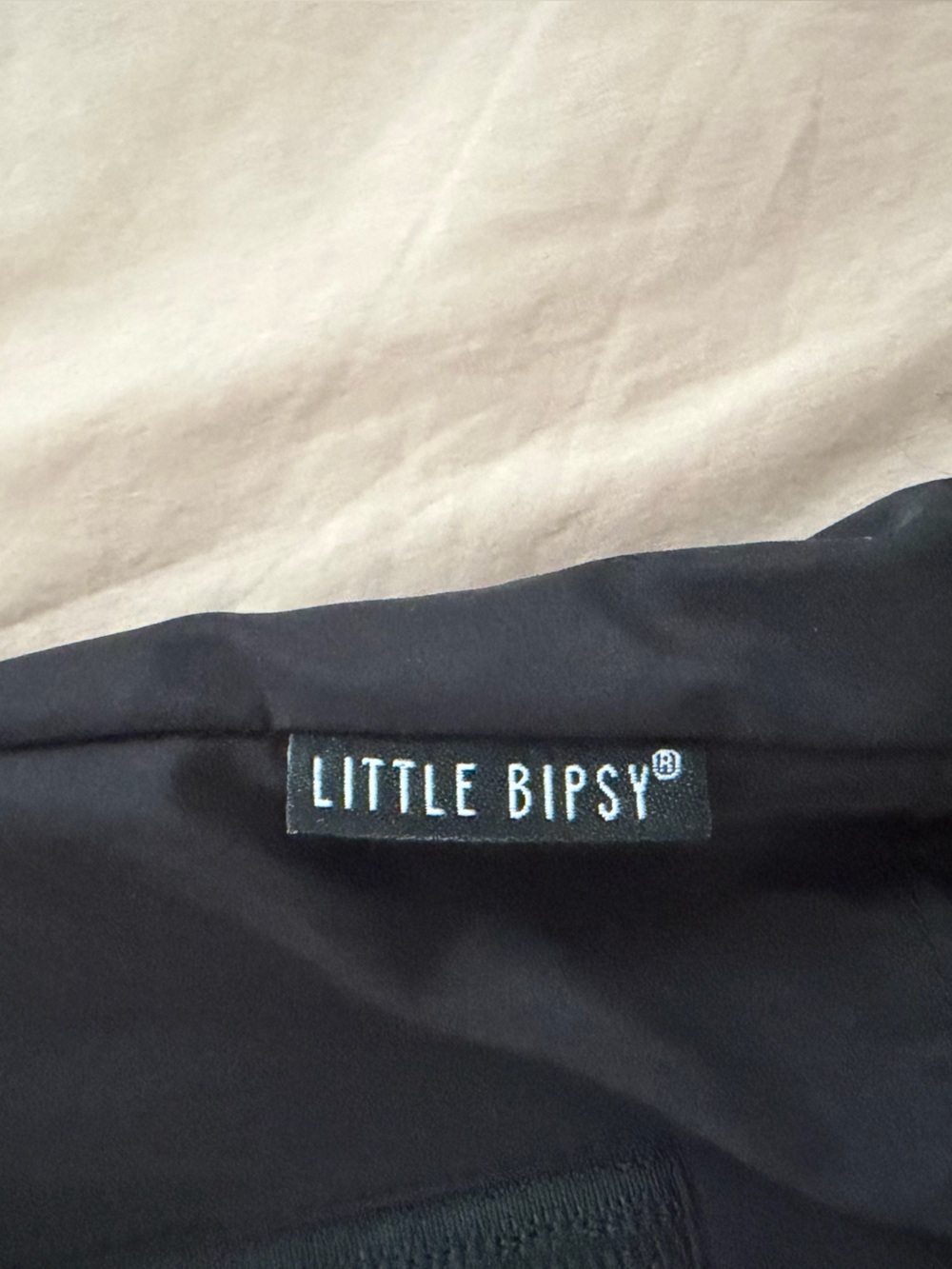 Little Bipsy Black Hooded Kids Raincoat with Zipper Pockets - Picture 3 of 3